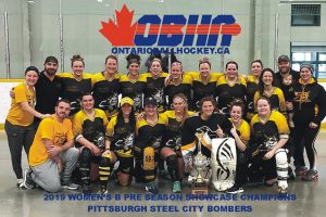 image of pittsburgh steel city bombers ball hockey team