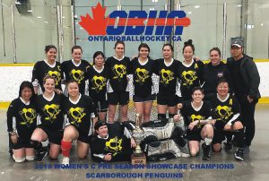 image of scarborough penguins ball hockey team