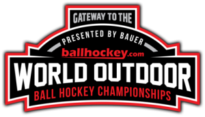 image of ballhockey.com gateway to the world outdoor ball hockey championships logo