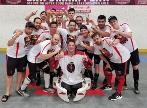 image of hamilton hellfish ball hockey team