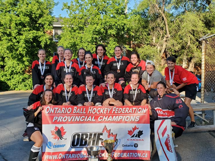 image of ottawa rebels ball hockey team