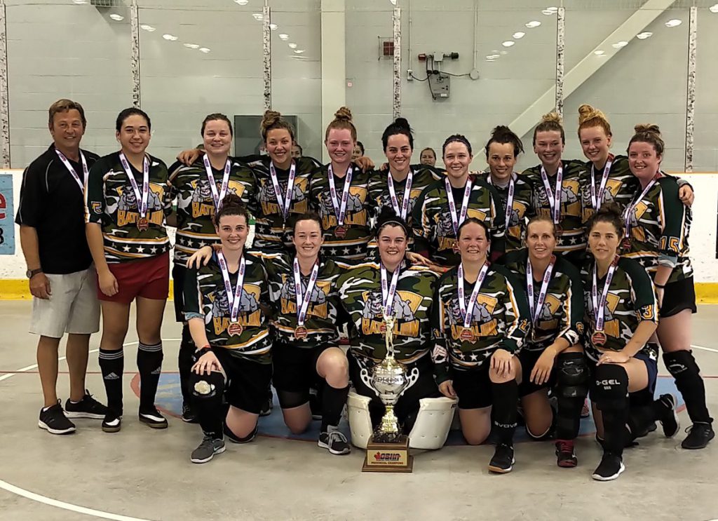 image of midland battalion ball hockey team