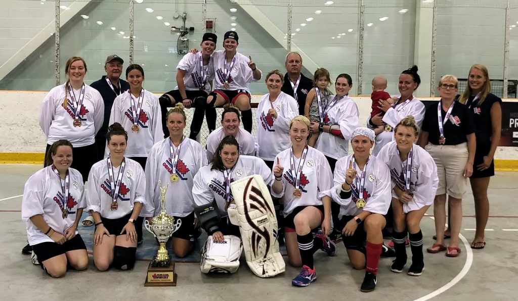 image of oshawa stampede ball hockey team